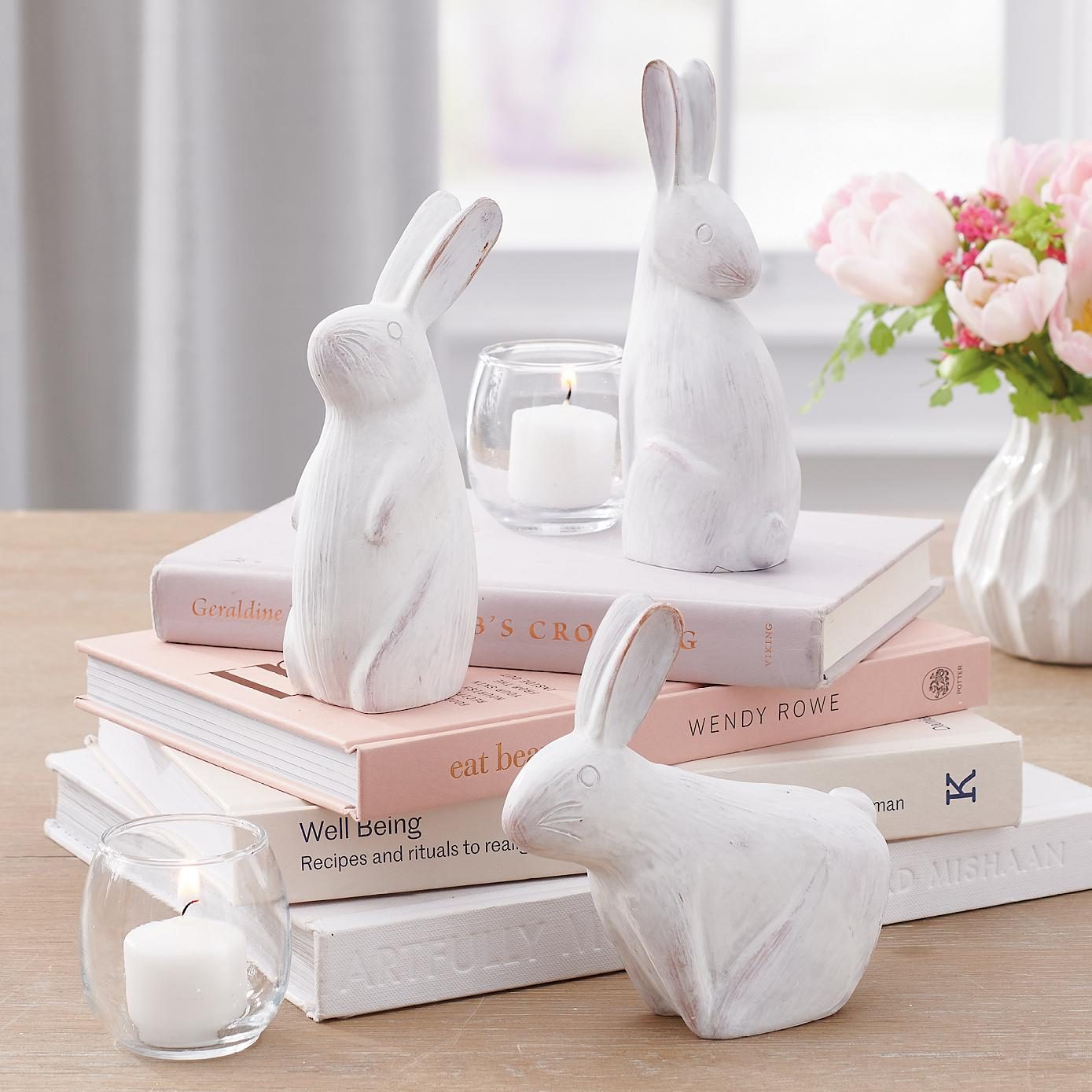 Abstract Bunny Figures