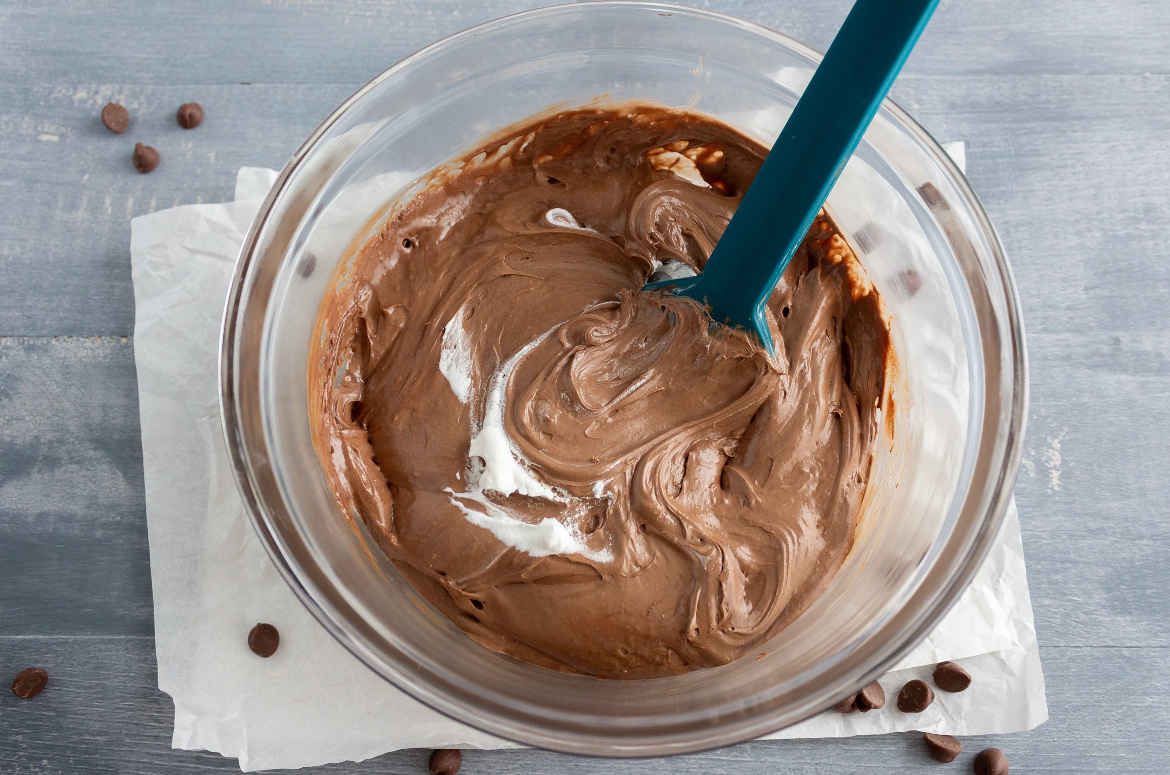 Cool Whip Candy cool whip being added to chocolate