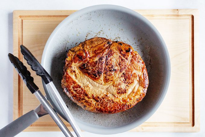 Dr Pepper Pot Roast sear the meat