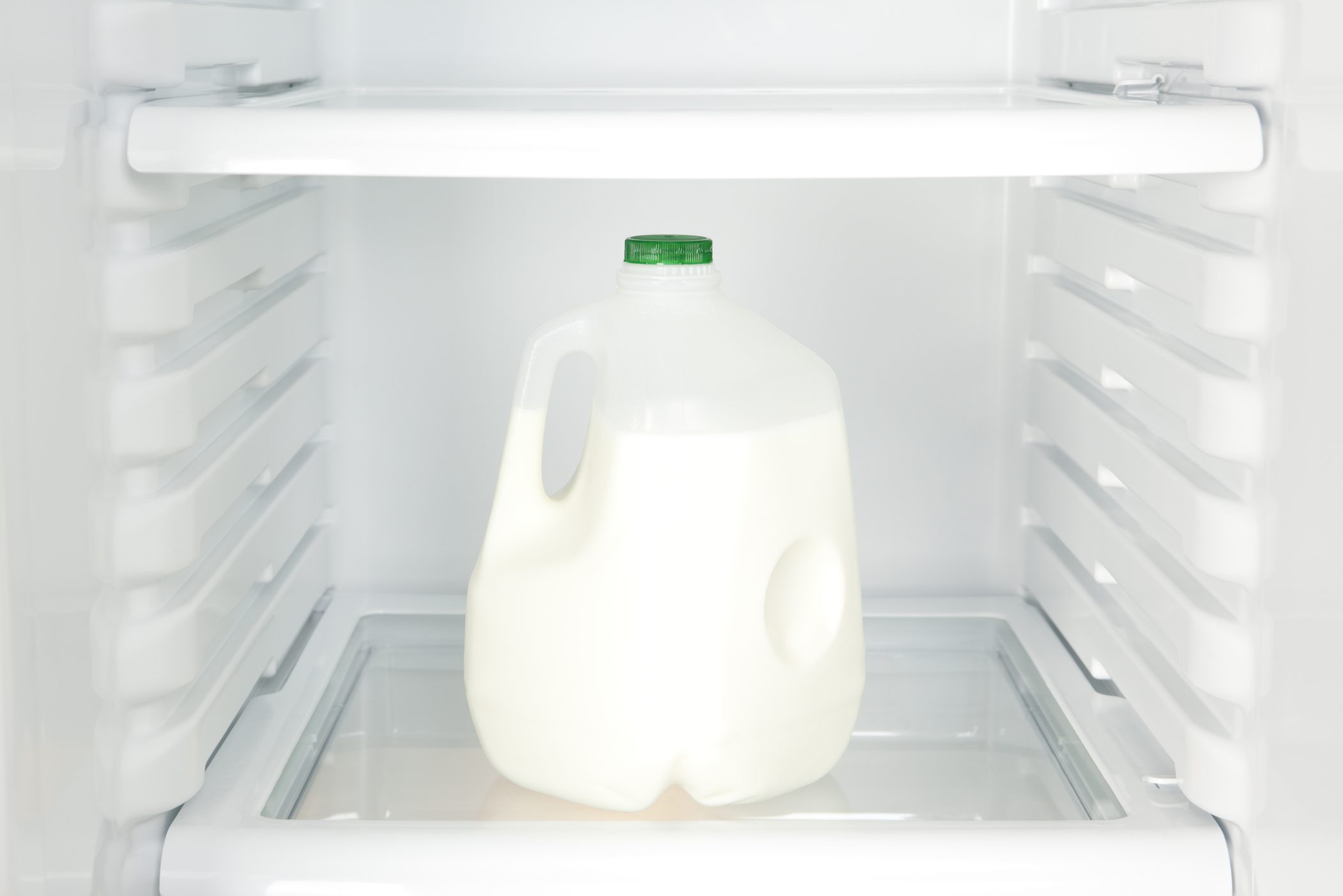 Gallon of Milk in Refrigerator