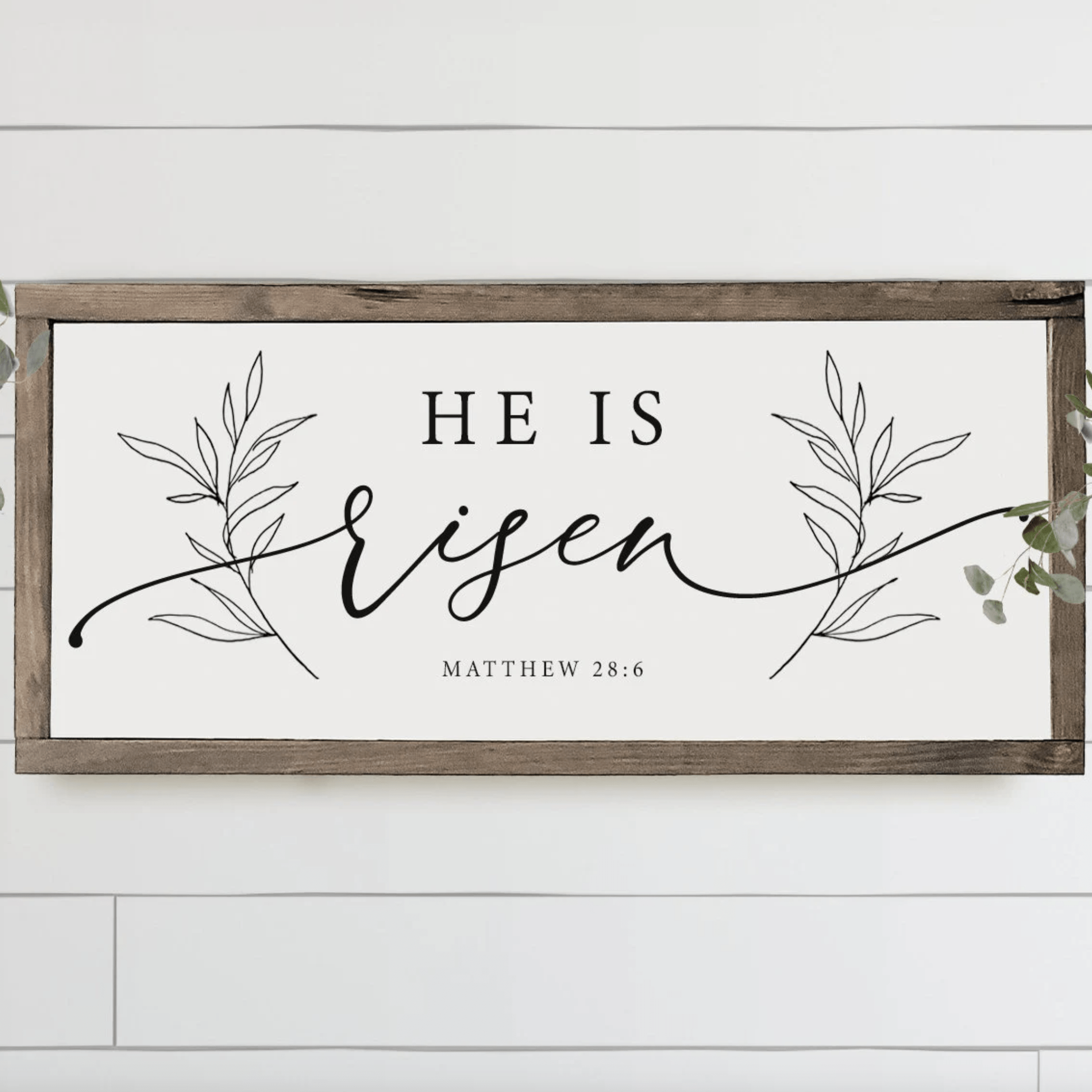 He Is Risen Sign