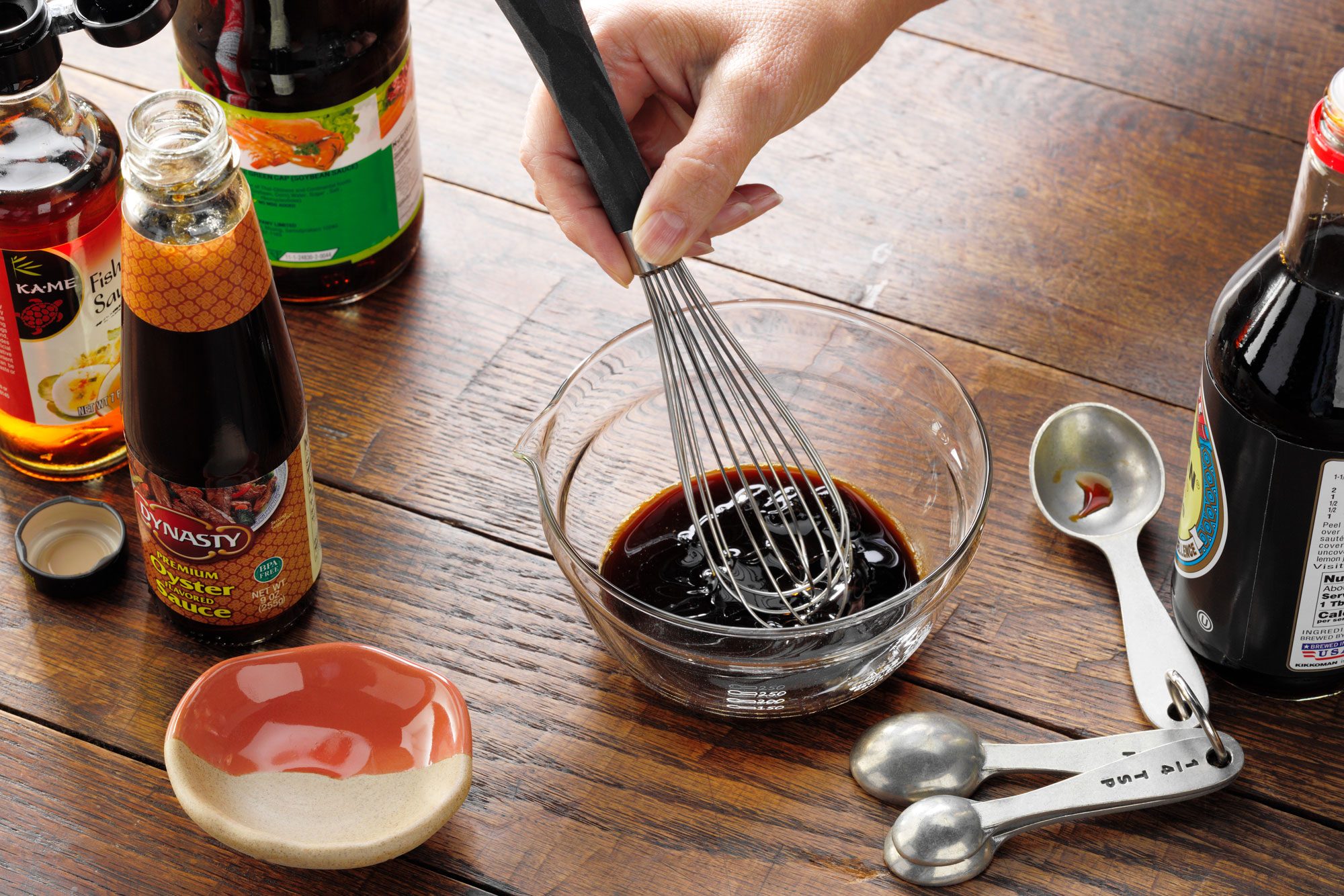 Pad See Ew making sauce