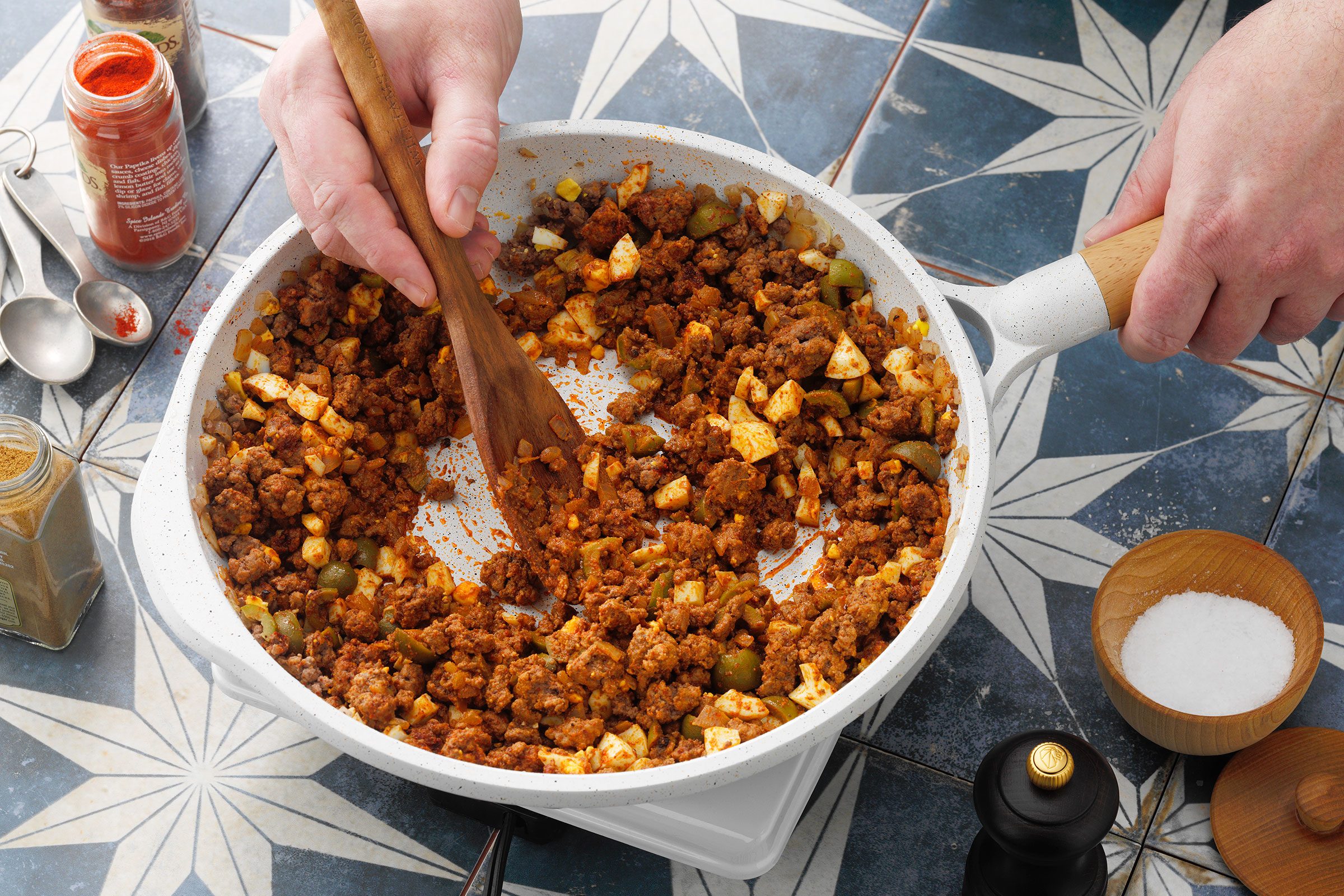 empanada beef and onions and spices