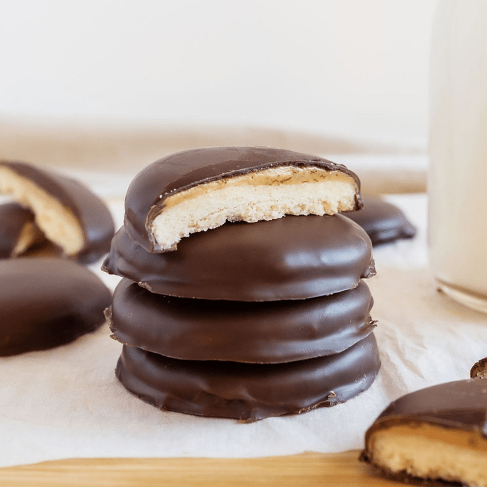 Inspired by: Peanut Butter Patties (aka Tagalongs) Inspired by: Peanut Butter Patties (aka Tagalongs)