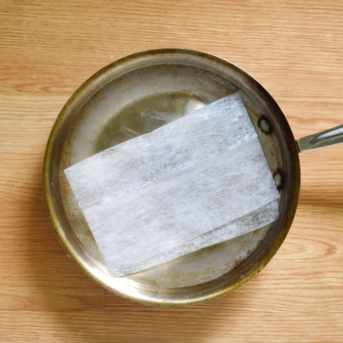 Dryer Sheet Burnt Food Pan Ad Toh