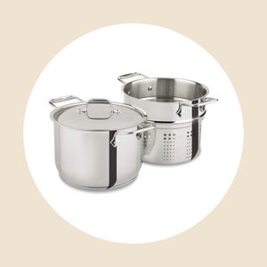 All Clad E414s6 Stainless Cookware 6 Quart