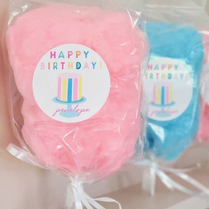 Cotton Candy On A Stick Favor