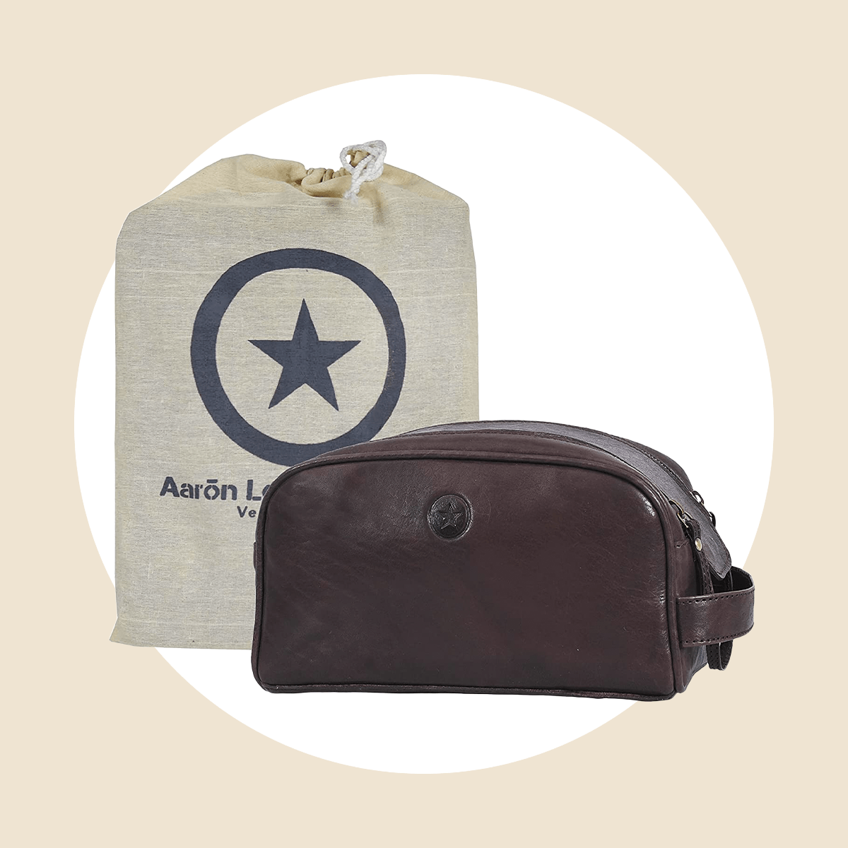 Premium Leather Toiletry Travel Pouch Ecomm Via Amazon