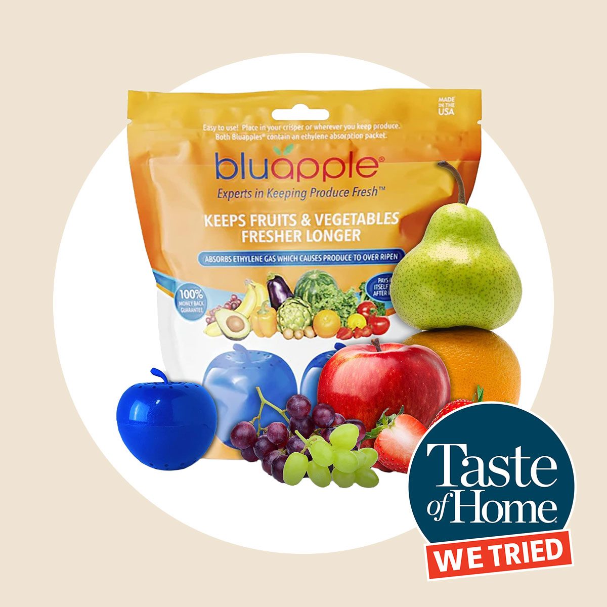 Taste of Home tried the Bluapple produce saver
