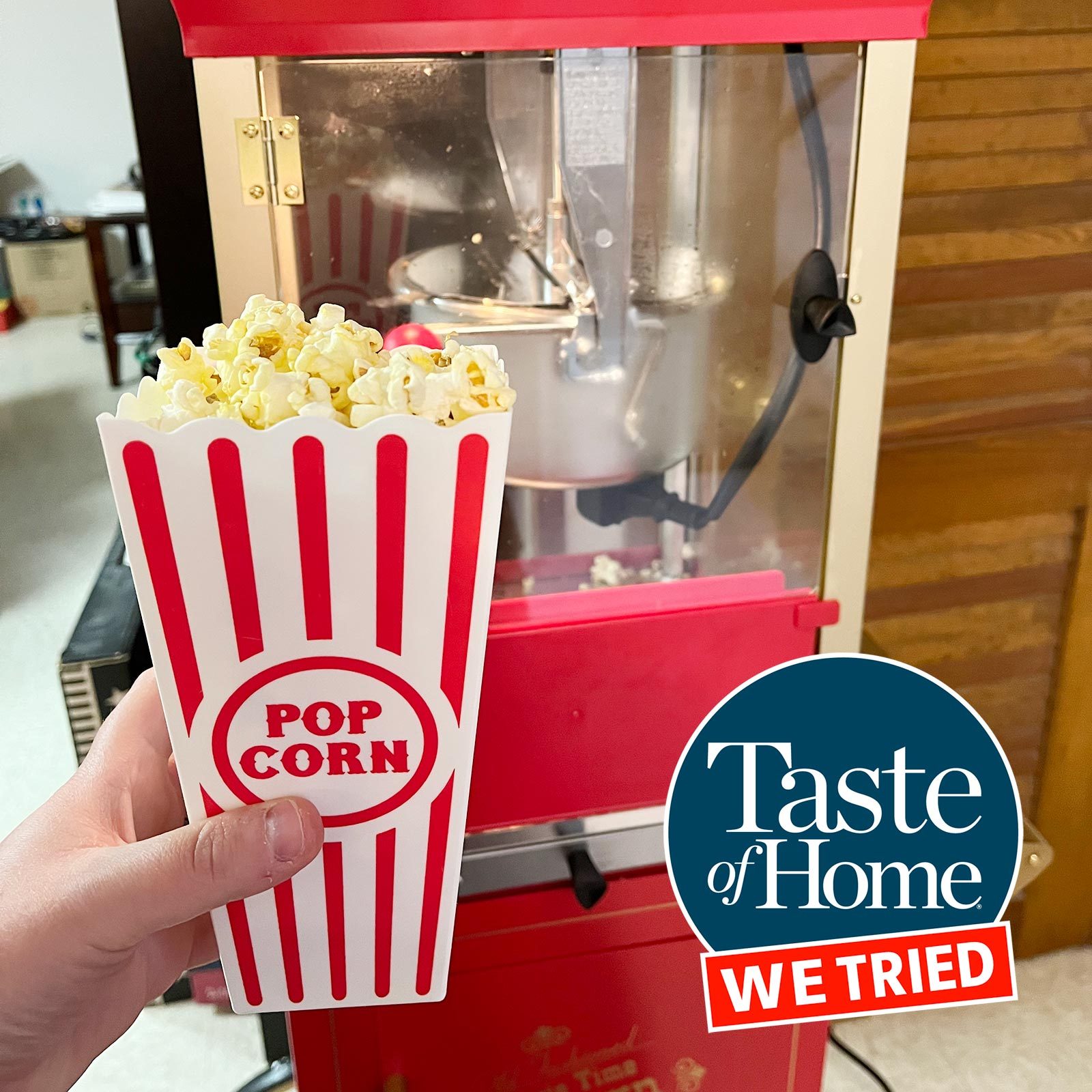I Tried a Retro Popcorn Machine and Now Movie Nights Are 100% Better