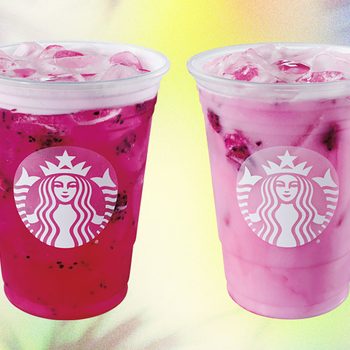 Starbucks Mango Dragonfruit and Dragon Drink Refreshers Courtesy Starbucks