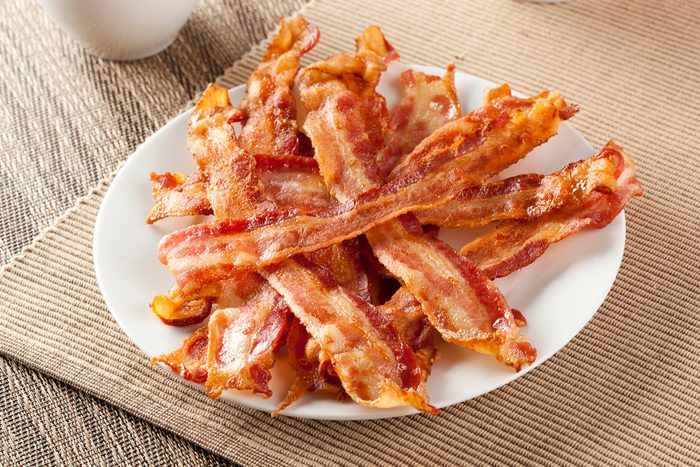 Cooked Greasy Bacon
