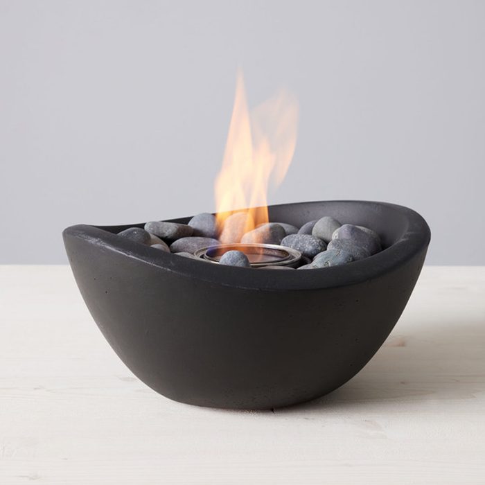 Terraflame Concrete Tabletop Fire Bowl