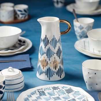 Blue Bay Medium Pitcher Ecomm Via Wayfair.com