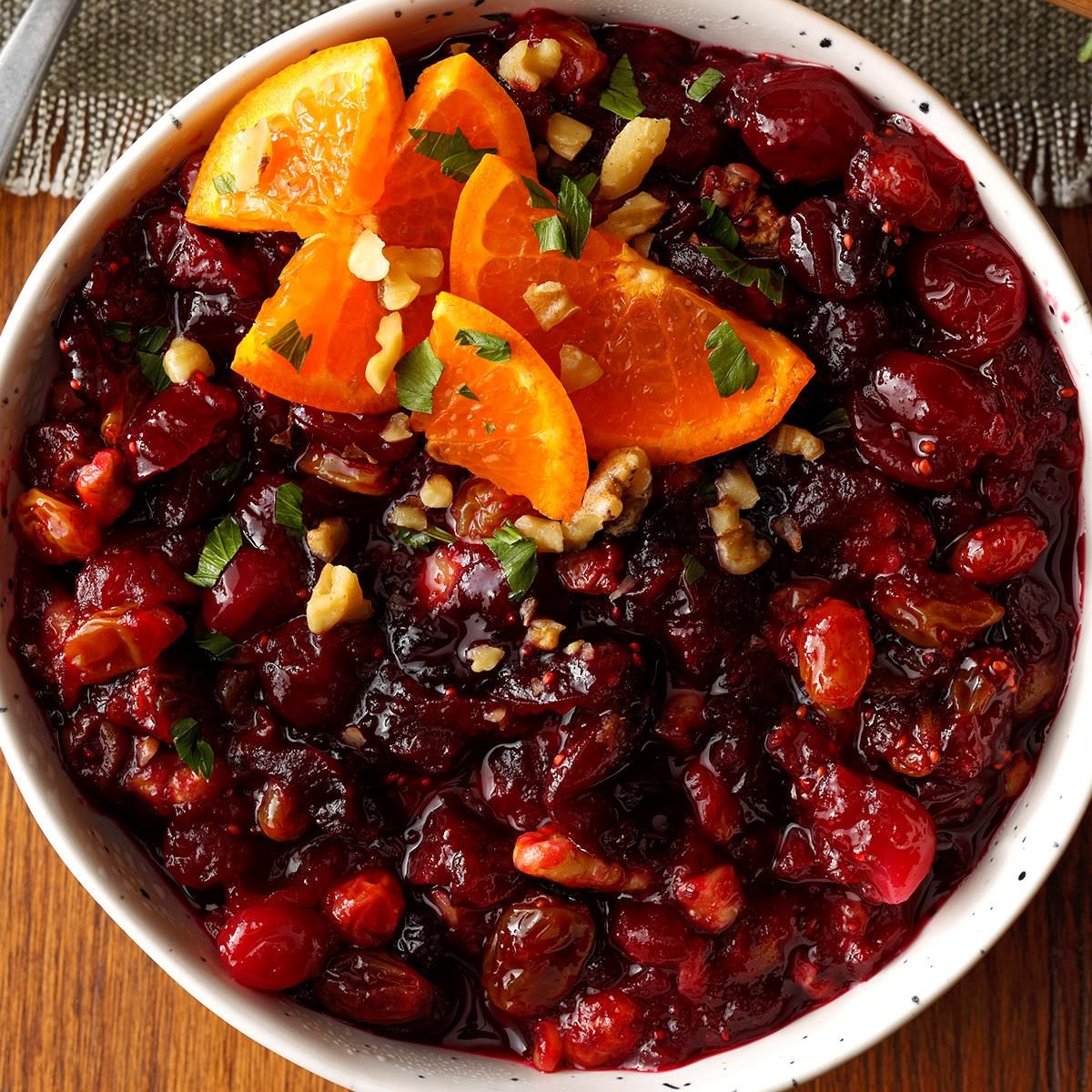 Orange Maple Cranberry Sauce