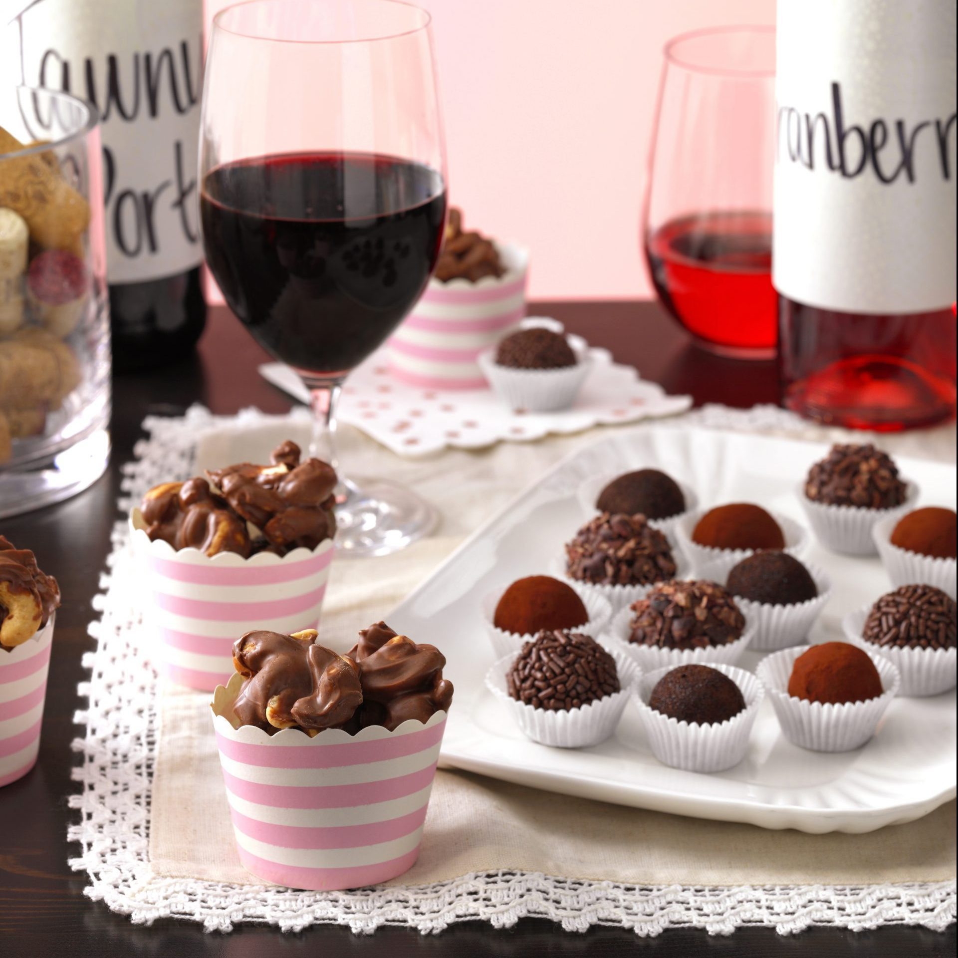 chocolate and wine