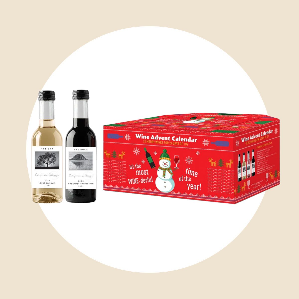 Holiday Wine Advent Calendar 24 Or 12 Days Of Joy 