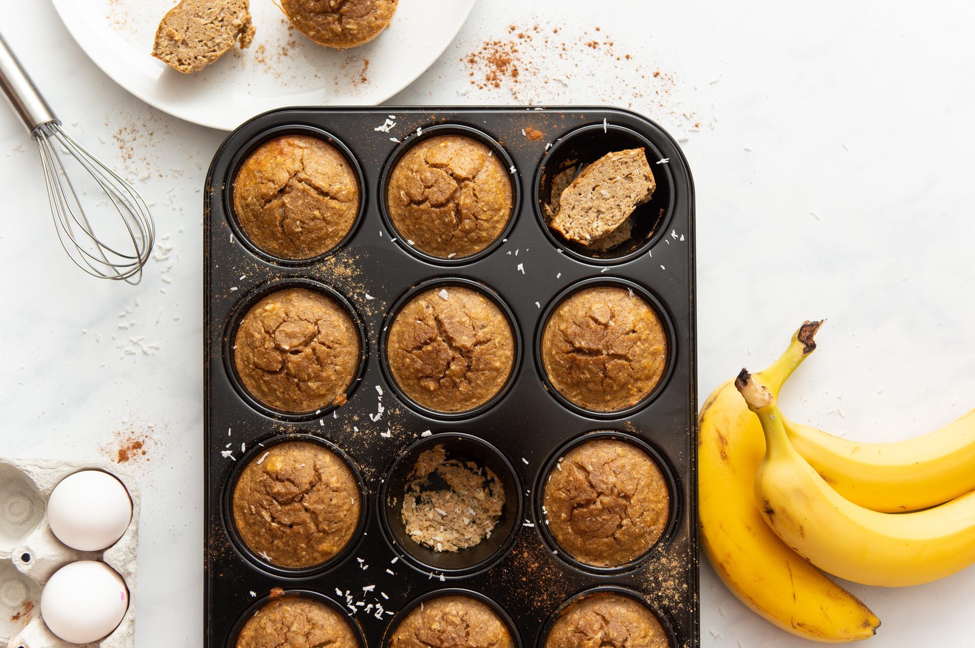 Paleo Protein Banana Muffins