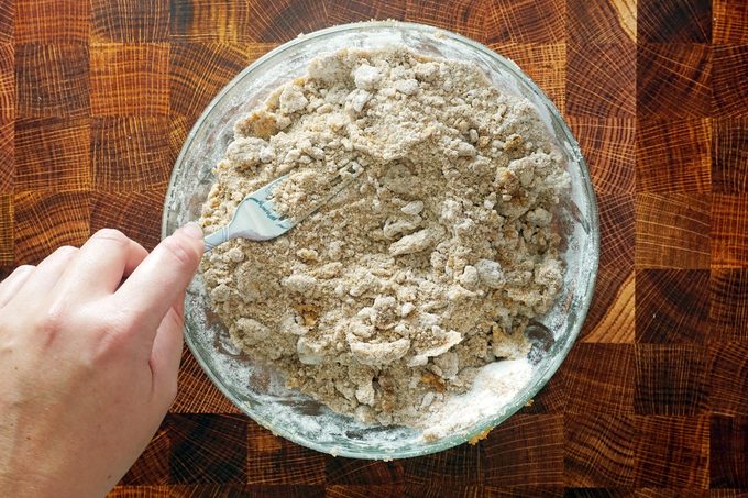 Cowboy Bread combine ingredients