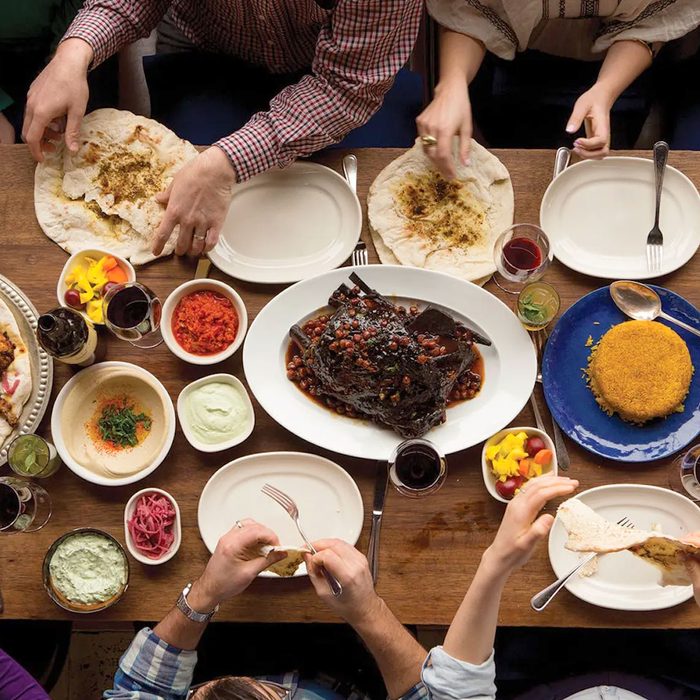 Toh Ecomm New Years Dinner Watch It. Ship It. Eat It. Watch Now Serves 6 Joe's Pick Zahav Lamb Shoulder Meal Kit Via Goldbelly.com