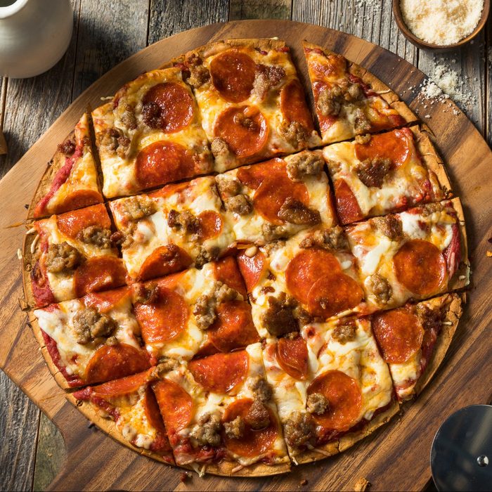 Homemade St Louis Style Pepperoni PIzza