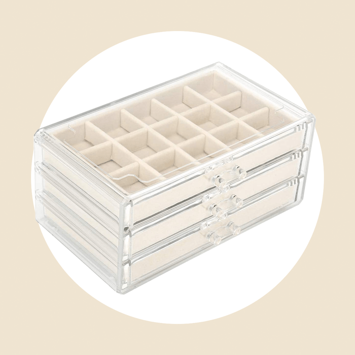 Feiscon Acrylic Jewelry Organizer Makeup Cosmetic Organizer Ecomm Via Amazon.com