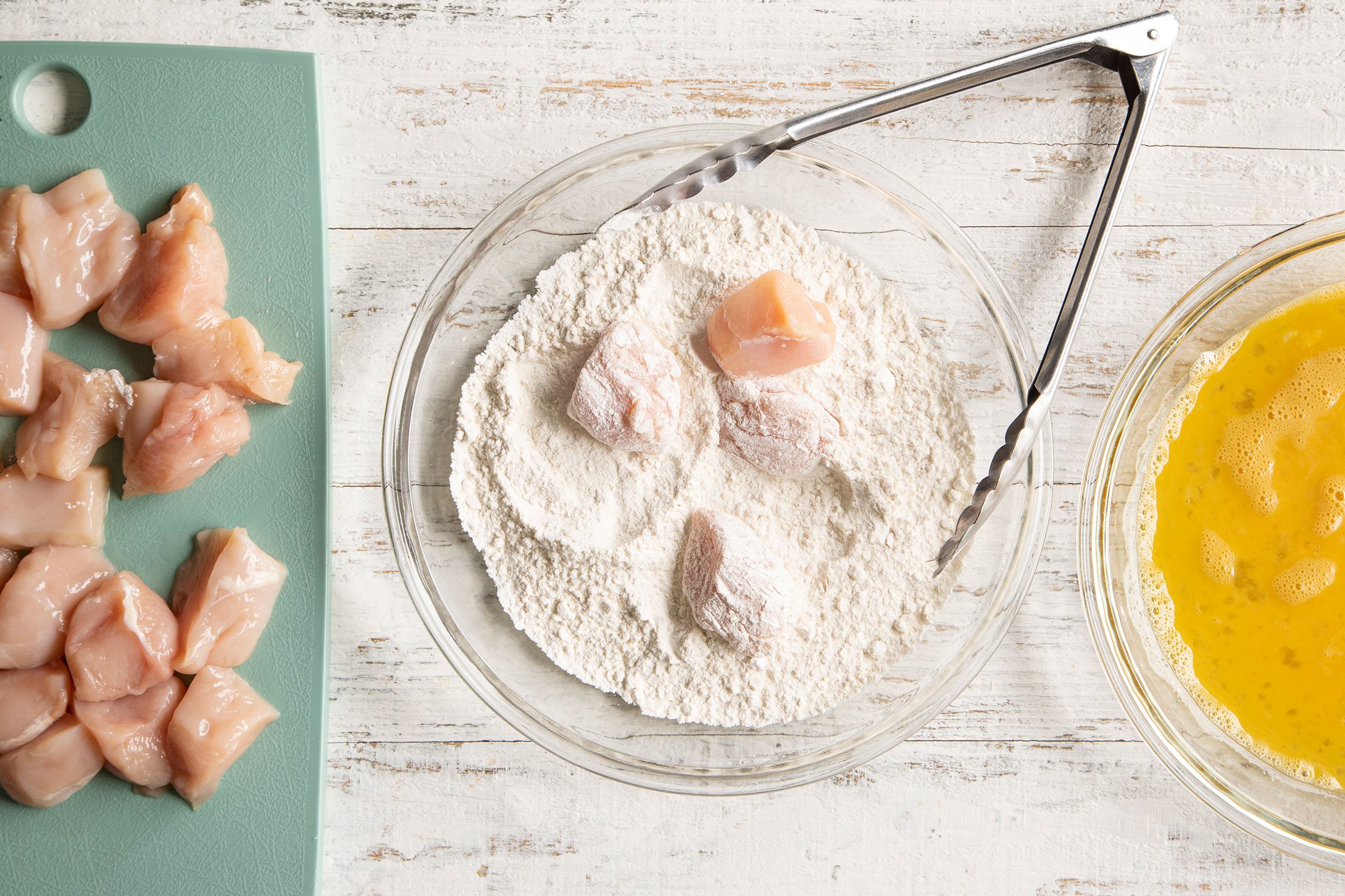 How To Make Baked Chicken Nuggets Step 2