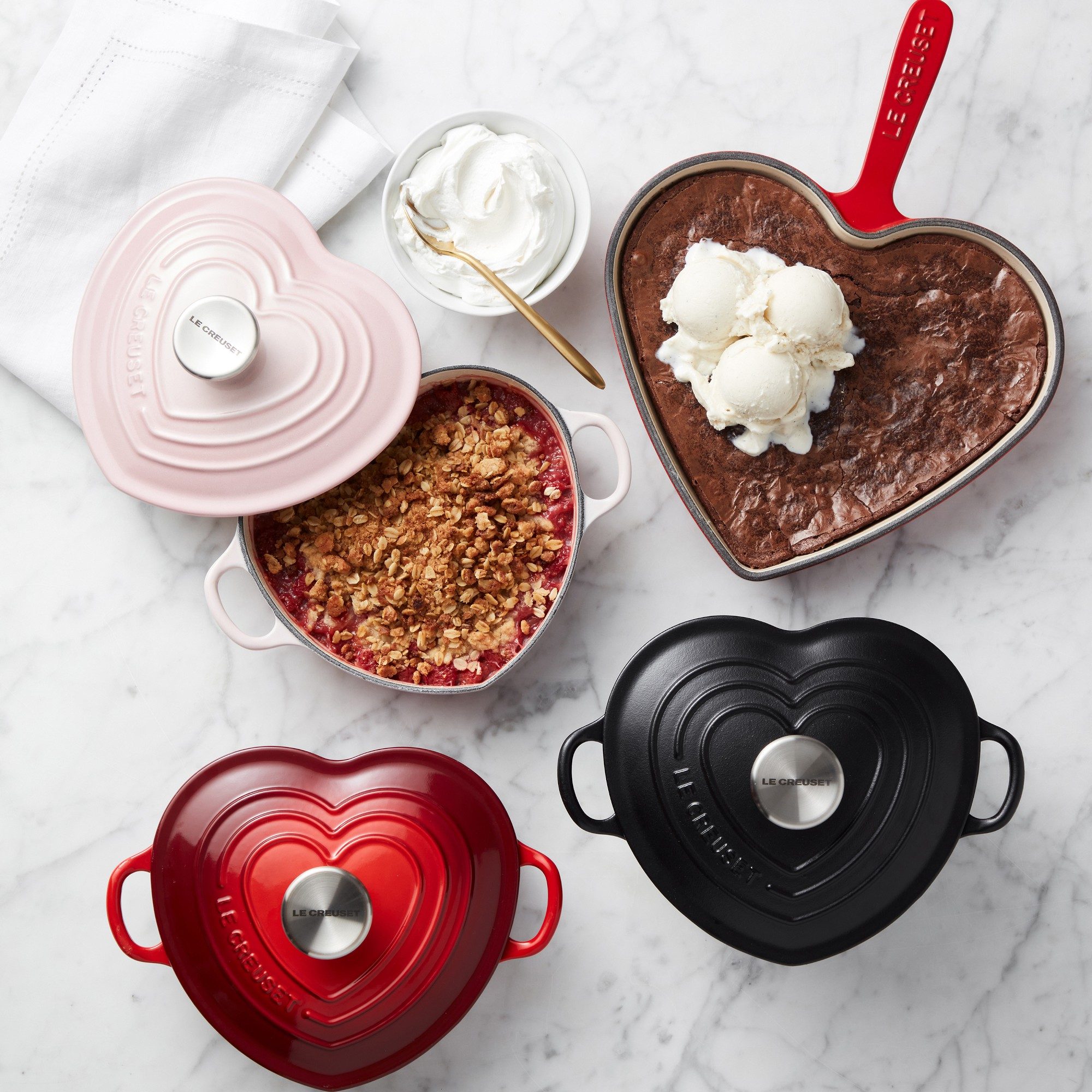 Le Creuset Enameled Cast Iron Heart Ecomm Via Wiliams Sonoma.com