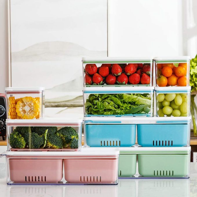Stackable Produce Saver Bins