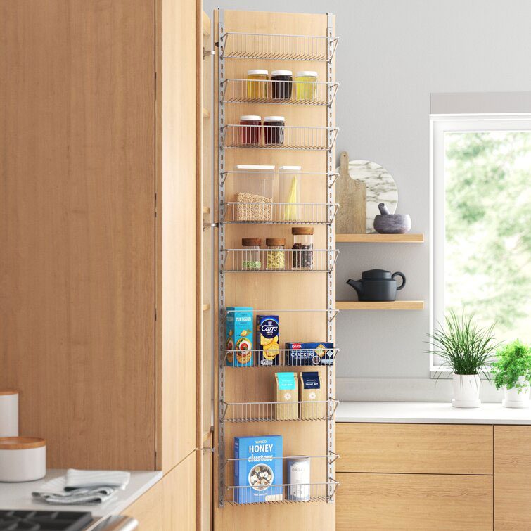Dotted Line Kitchen Over Cabinet Door Organizer