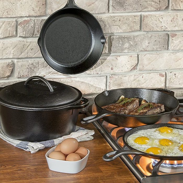 Lodge Cast Iron Set Ecomm Via Amazon