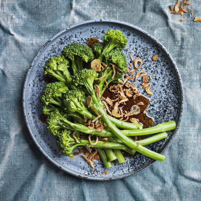 Broccoli on plate