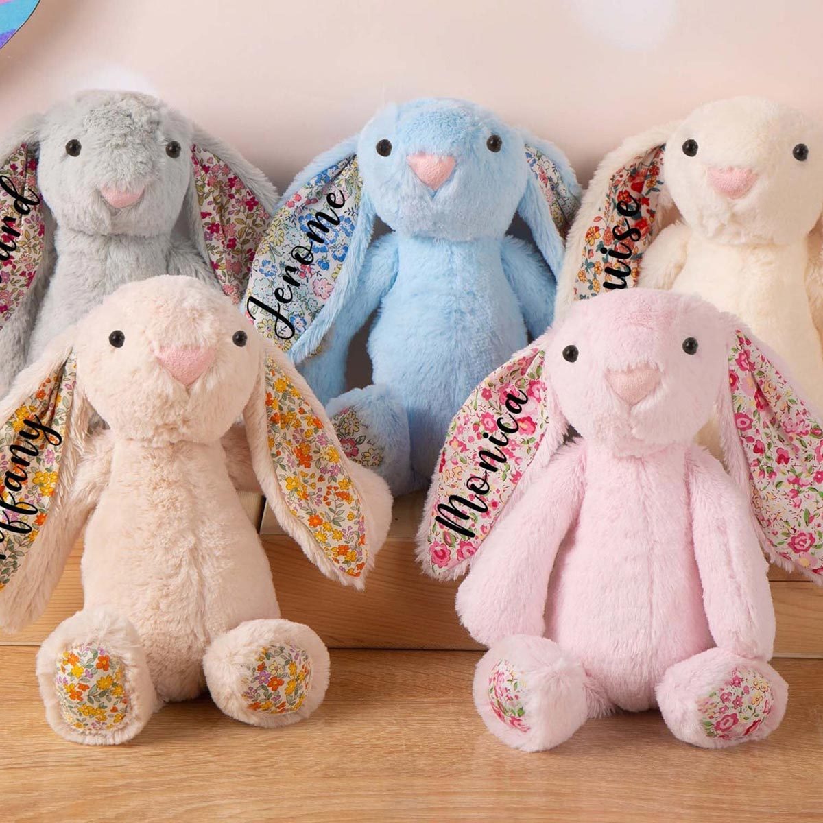 Personalized Plush Bunny