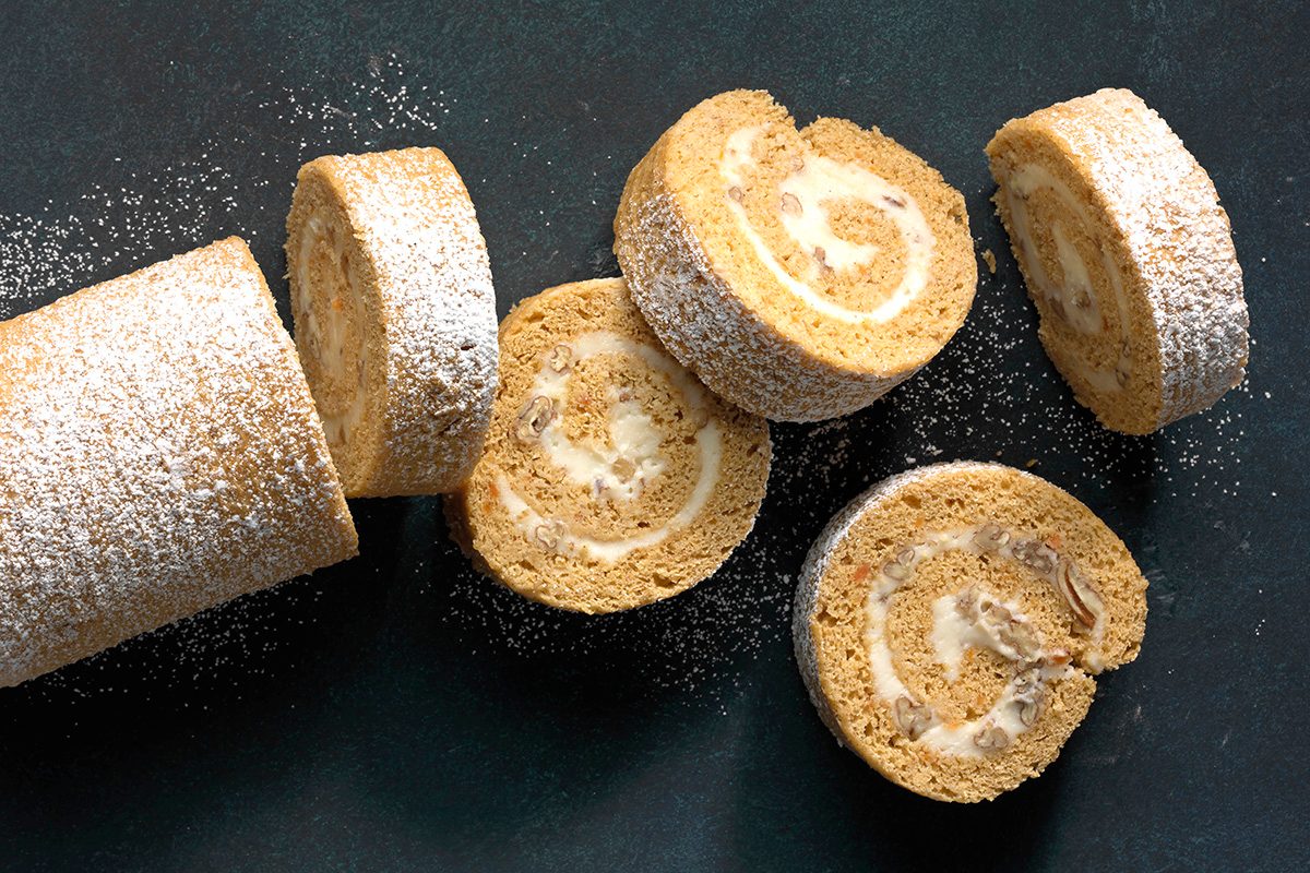 Sweet Potato Pie Cake Roll