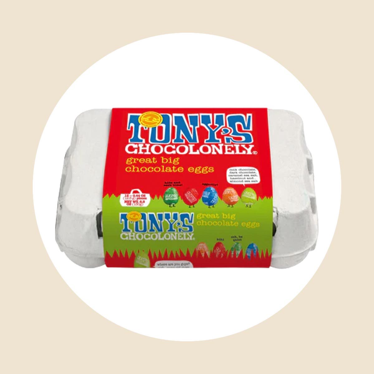 Tony’s Chocolonely Chocolate Egg Carton