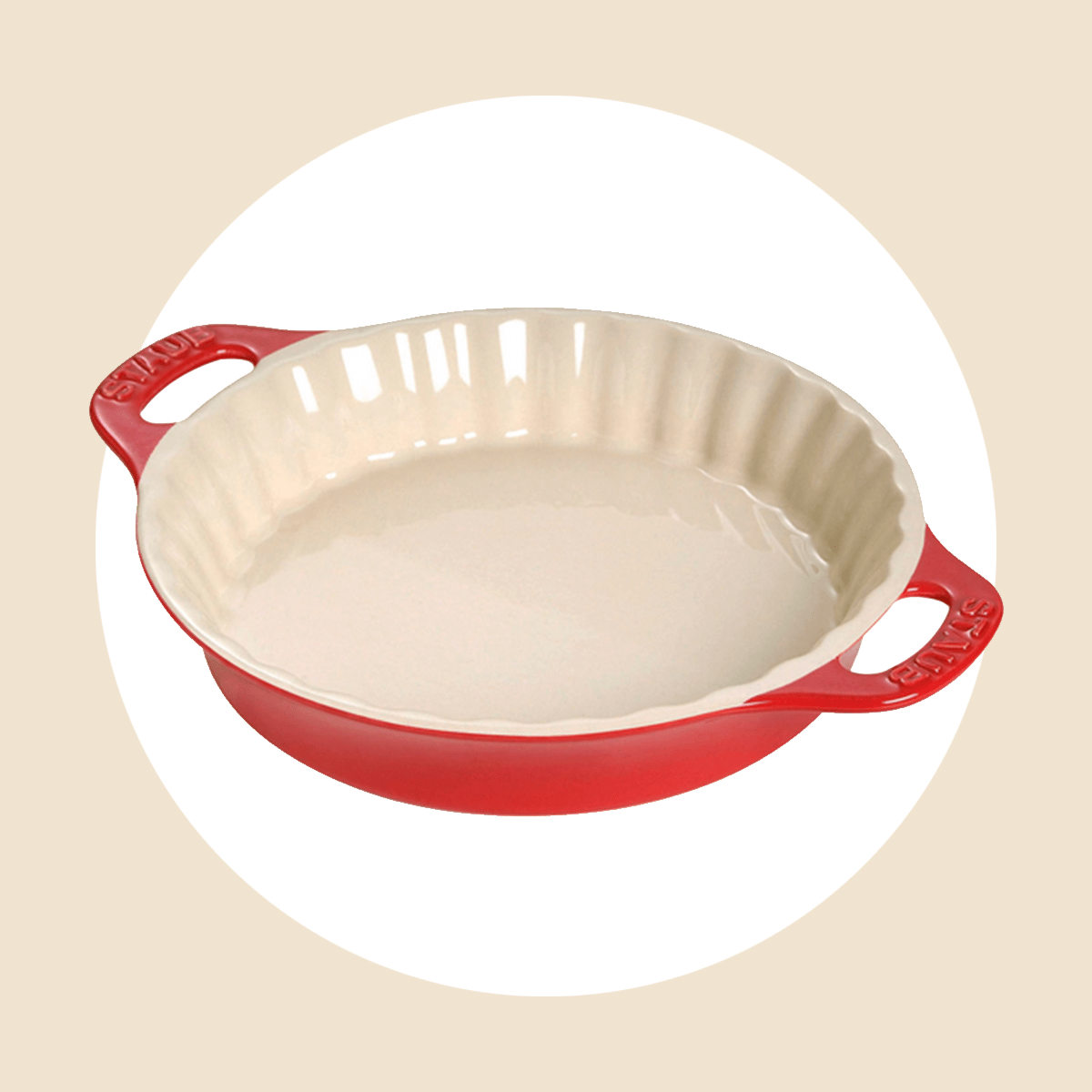 Staub Stoneware Pie Dish