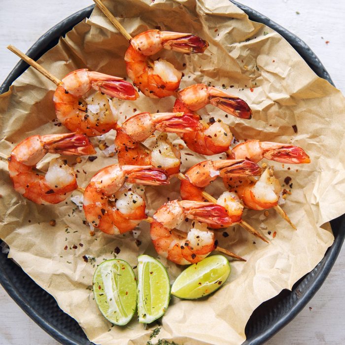 Grilled shrimps