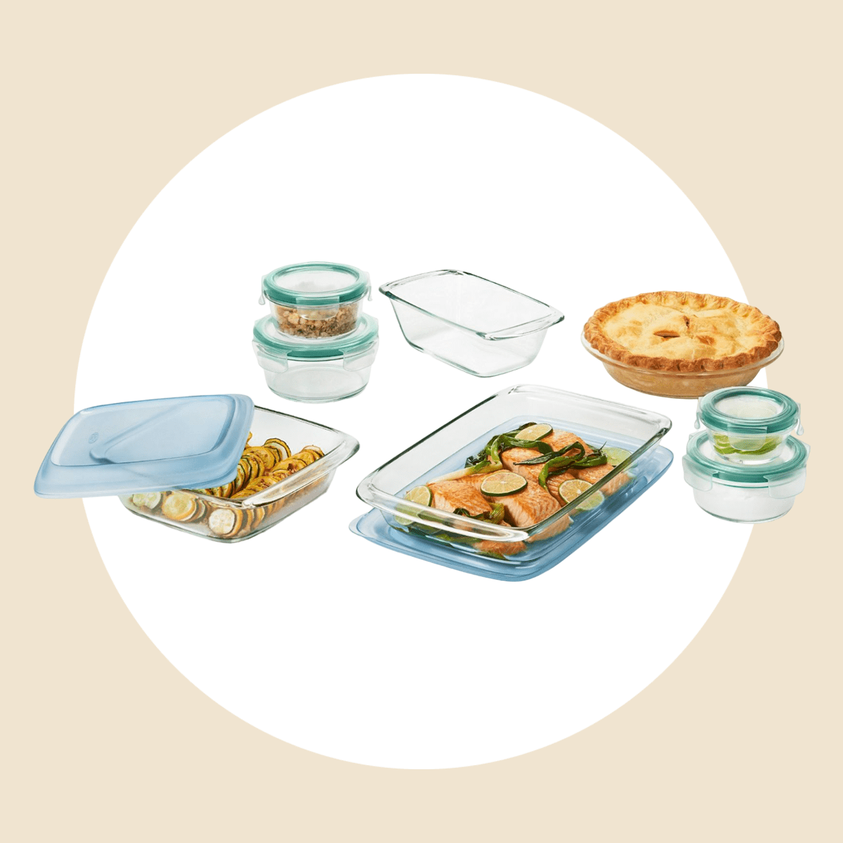 Oxo 14 Piece Glass Bake Serve And Store Set