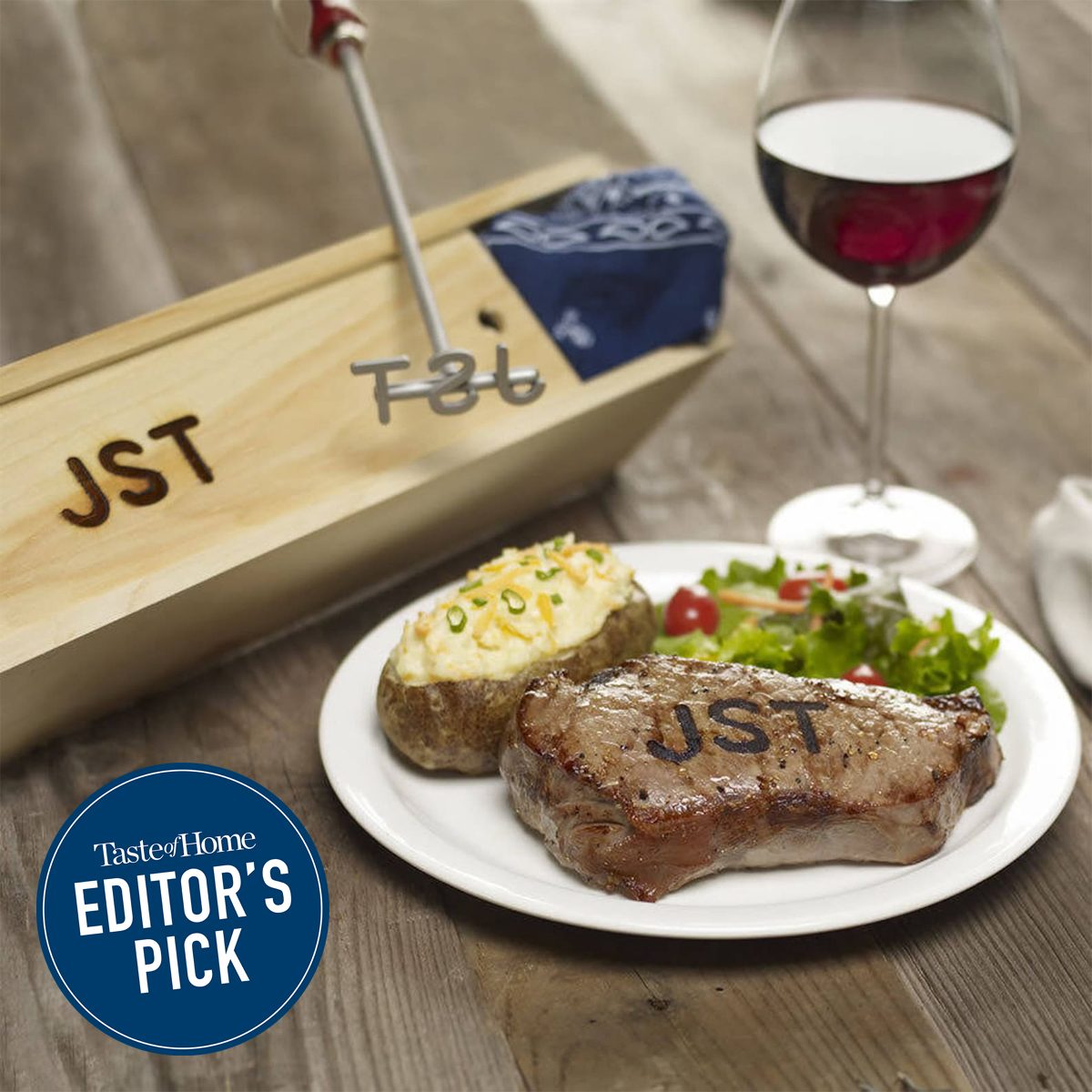 Steak Lovers, Listen Up—You Need This Custom Branding Iron for Grilled Meats