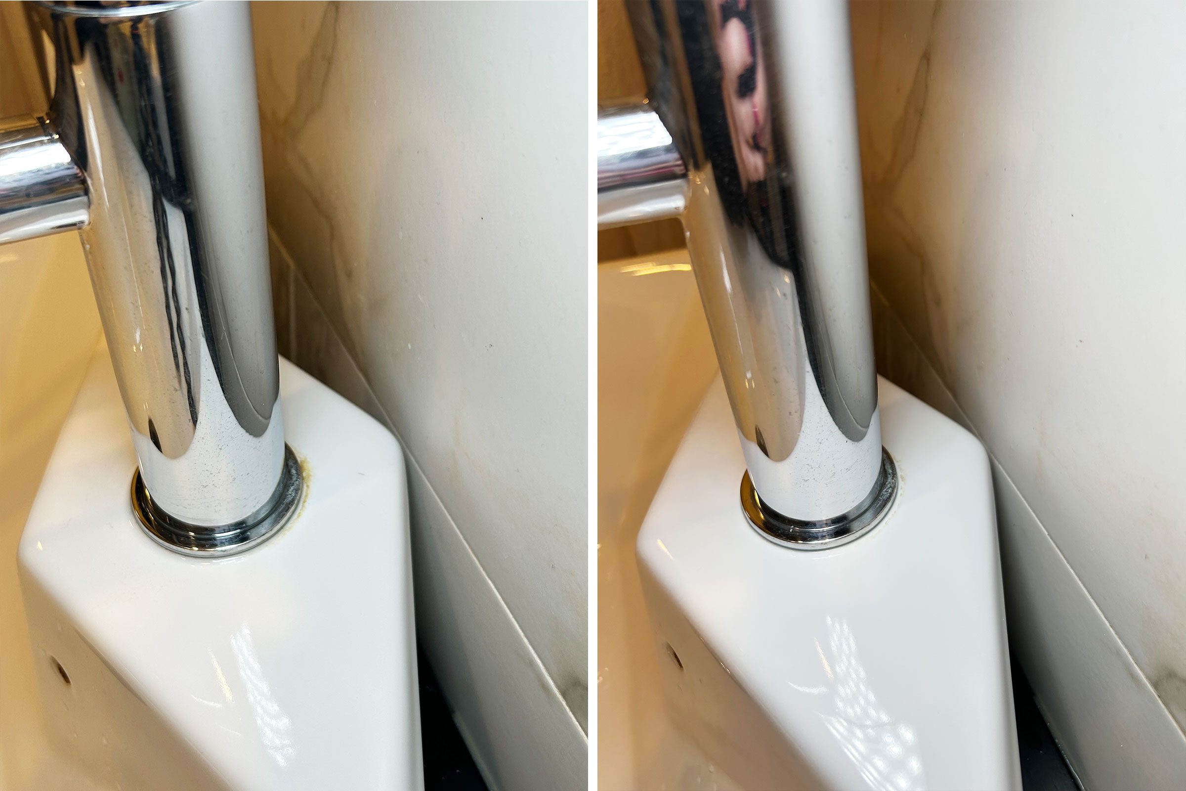  Sink Before And After Bissell Steam Shot