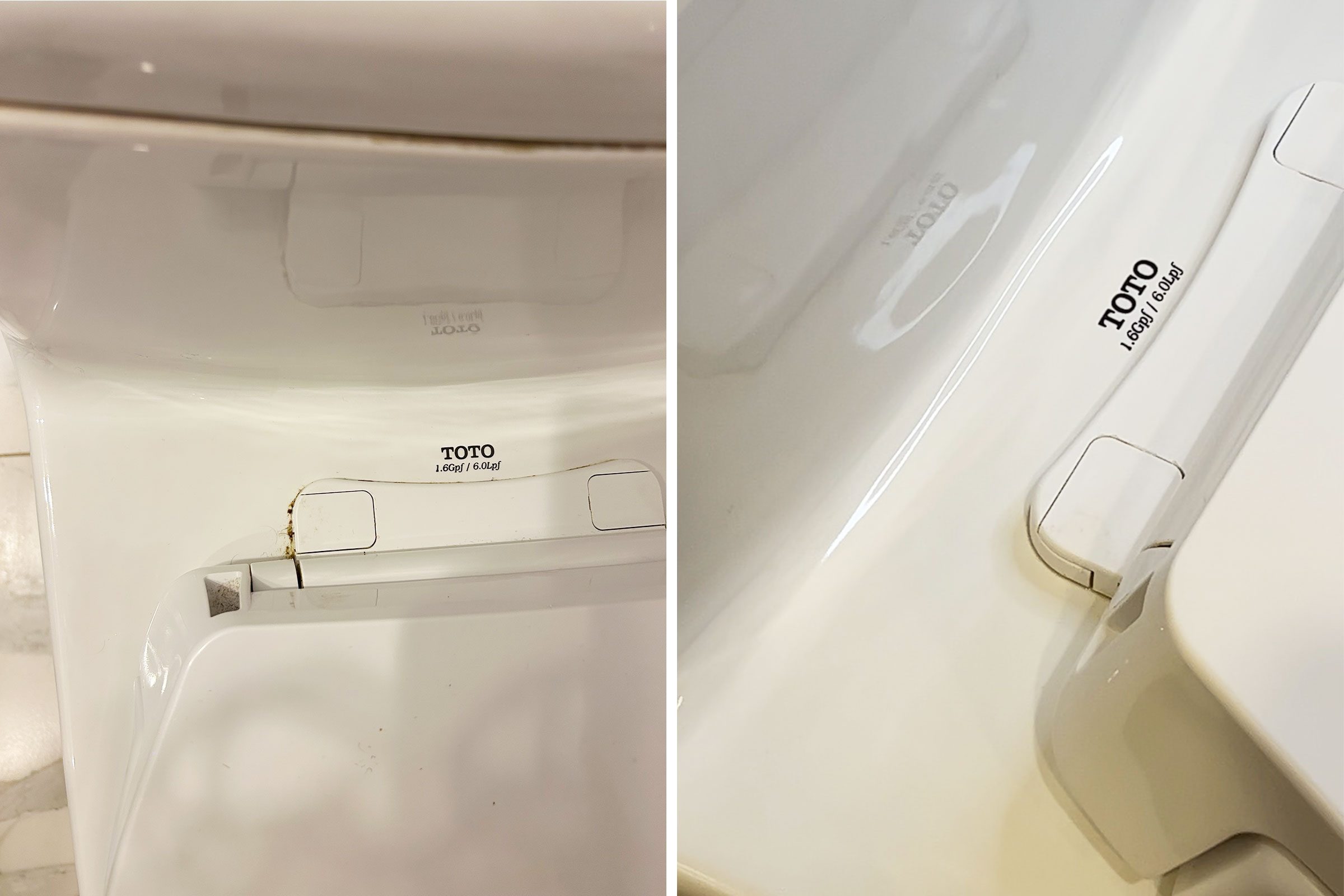  Toliet Before And After Bissell Steam Shot