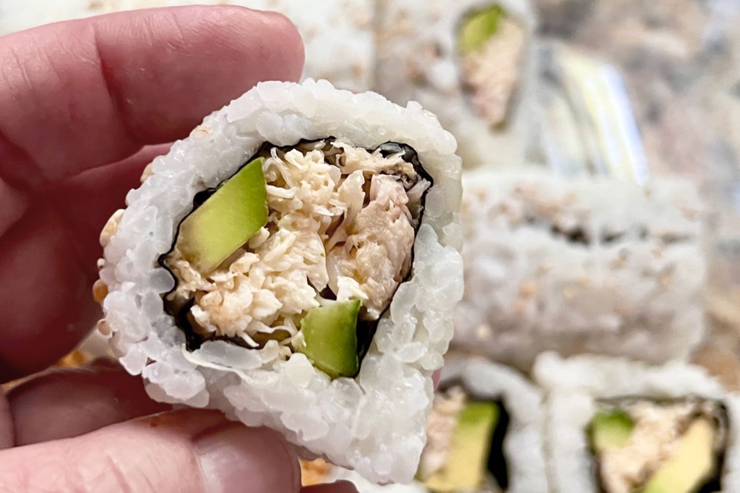 Dungeness Crab California Roll Lesley Balla