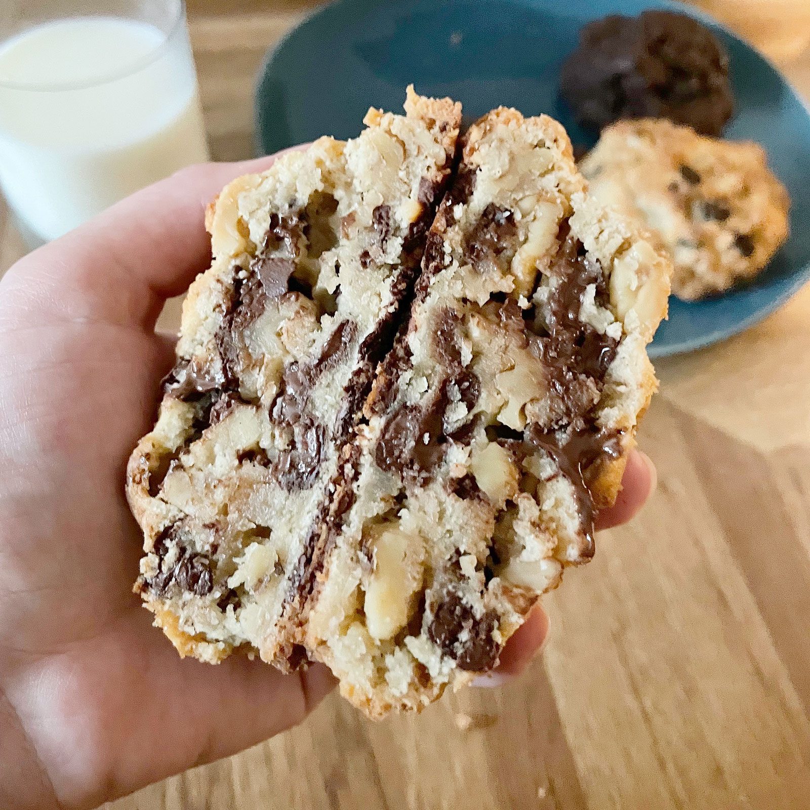 Levain Cookie Cross Cut Levain Cookies Katie Bandurski Taste Of Home Jvedit