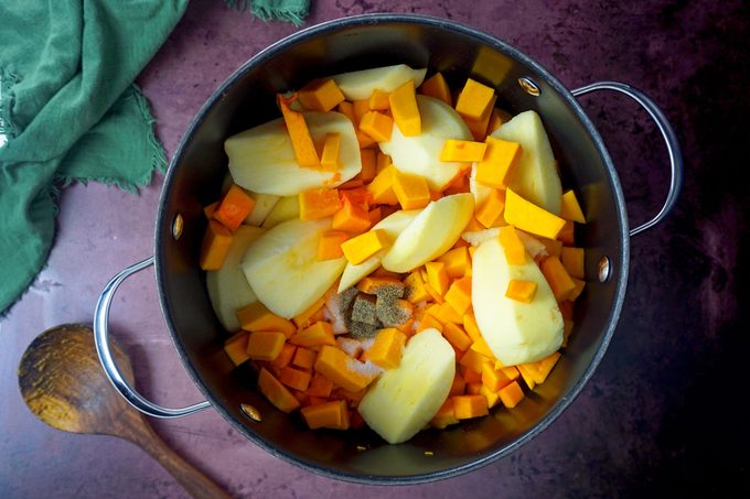 Combine Ingredients For Ina Garten Butternut Squash Soup Lauren Habermehl For Toh