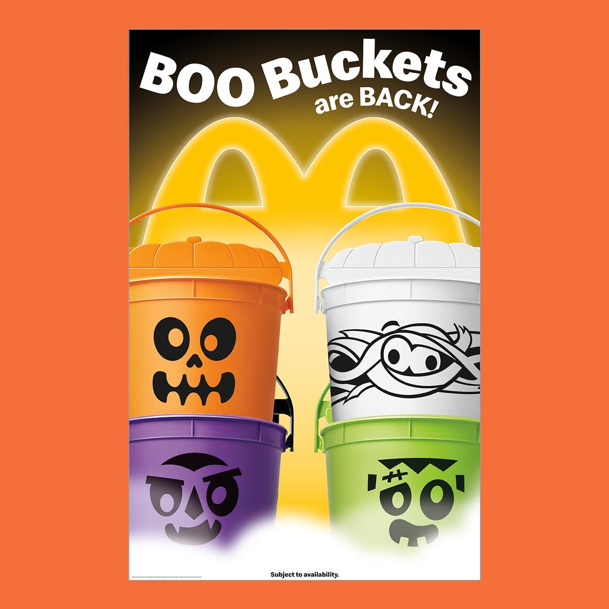 Mcdonalds Boo Buckets Courtesy Mcdonalds