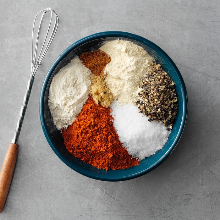 Spice blend in a bowl