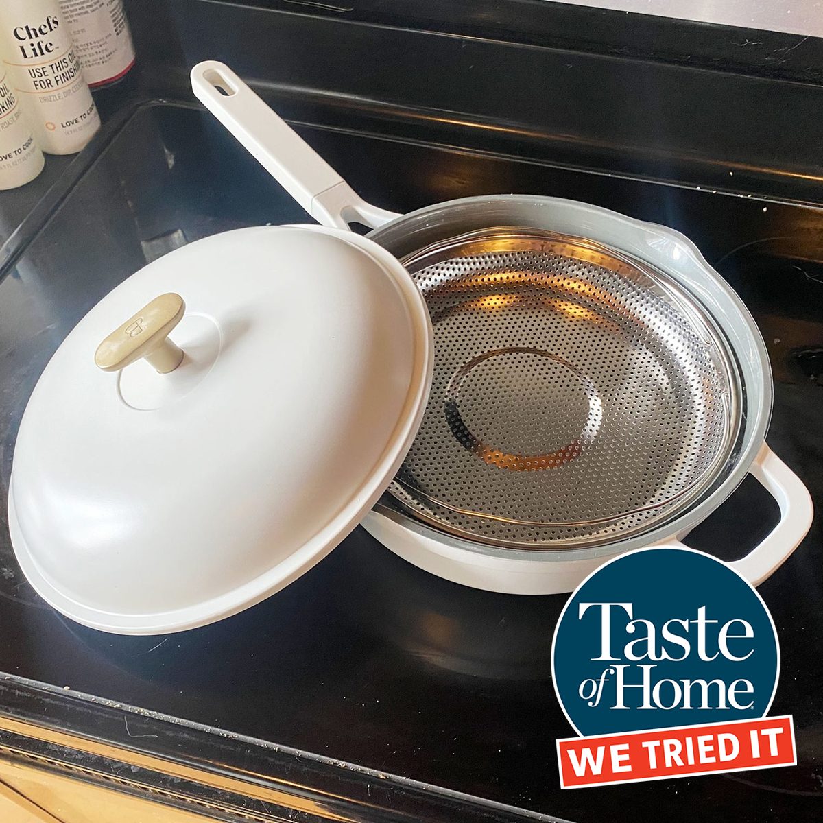 Drew Barrymore New Hero Pan Set ALLISON ROBICELLI FOR TASTE OF HOME