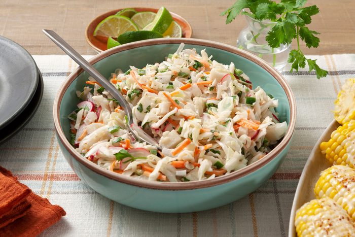 Fiesta Coleslaw served in bowl