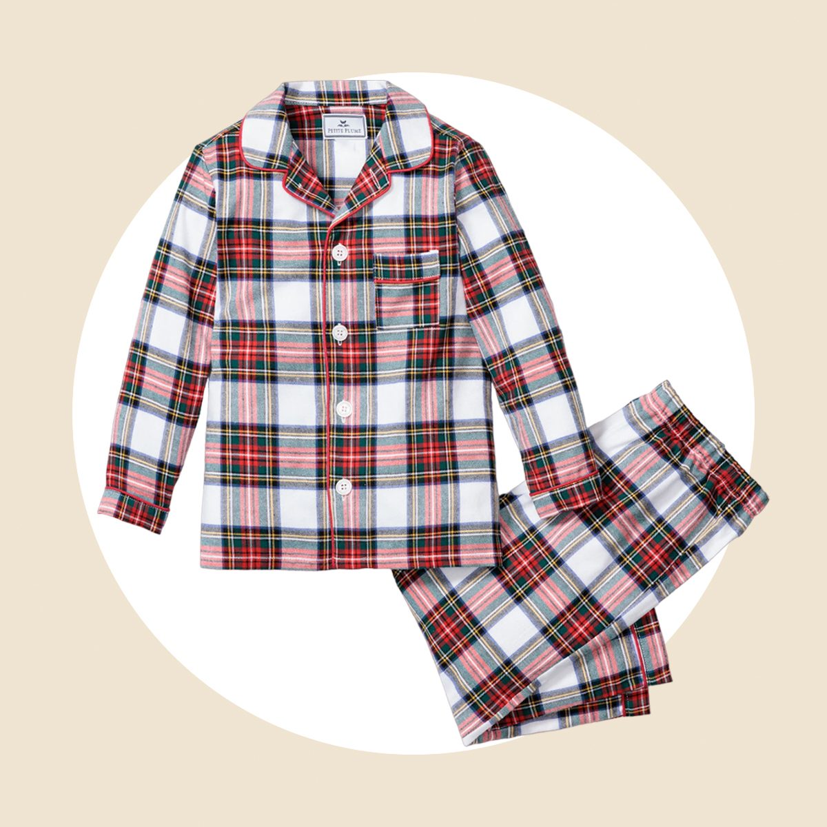 Red Flannel Matching Pajamas
