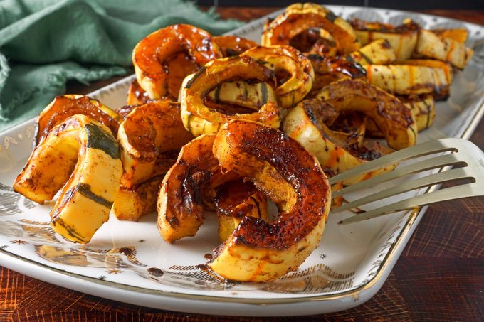 Styled Roasted Delicata Squash Lauren Habermehl For Toh